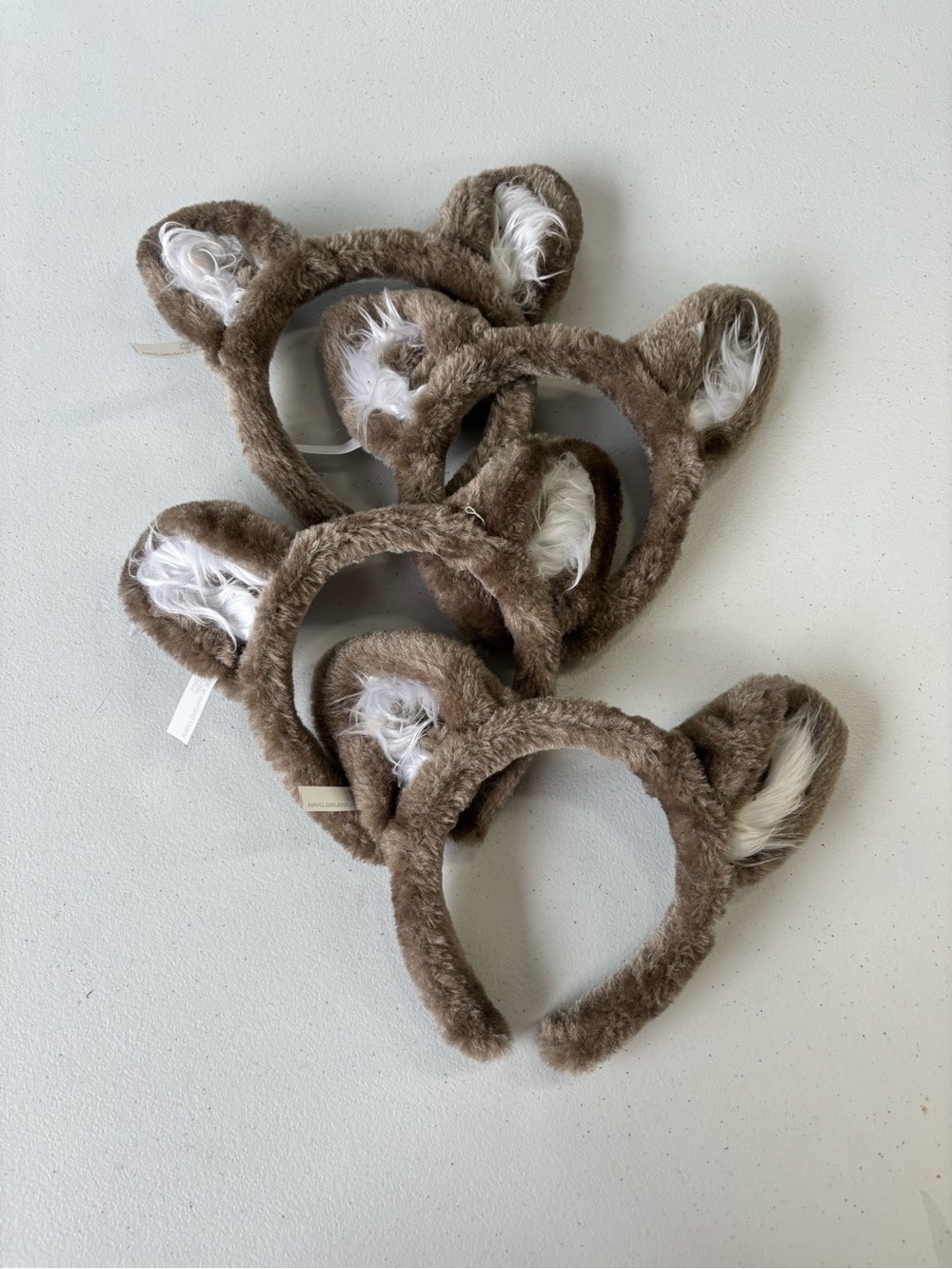 Plush Brown Wolf Ear Headband for Kids - Soft Furry Costume Accessory